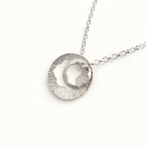 Shell | Sterling Silver Double Pendant Large
