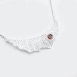 Seashore | Sterling Silver and 10ct Rose Gold with Semi Precious Gemstone Necklace