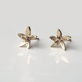 Star Flower | 9ct Solid Gold Stud Earrings Petite