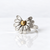Daisy | Sterling Silver and 22ct Gold Plated Ring