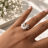 Daisy | Sterling Silver and 22ct Gold Plated Ring