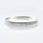 Martina Hamilton 6.5cm - Small Croí Sliogán | Sterling Silver Bangle