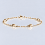 Martina Hamilton Fiadh | 9ct Solid Gold 4 Leaf Bracelet