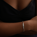 Martina Hamilton Fiadh | 9ct Solid Gold Leaf Bracelet