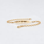 Martina Hamilton Fiadh | 9ct Solid Gold Leaf Bracelet