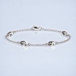 Martina Hamilton Fiadh | Sterling Silver 4 Leaf Bracelet