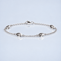 Martina Hamilton Fiadh | Sterling Silver 4 Leaf Bracelet
