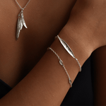 Martina Hamilton Fiadh | Sterling Silver 4 Leaf Bracelet