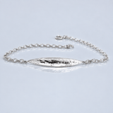 Martina Hamilton Fiadh | Sterling Silver Leaf Bracelet