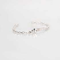 Martina Hamilton Forget Me Not | Sterling Silver Ogham Grá Love Bracelet