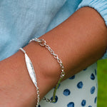 Martina Hamilton Island Link | Sterling Silver and 10ct Solid Rose Gold Bracelet