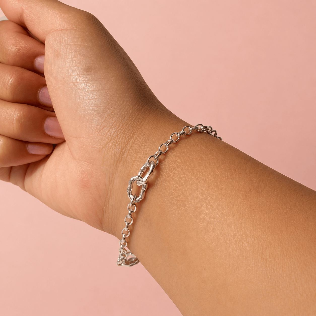 Martina Hamilton Island Link | Sterling Silver Bracelet