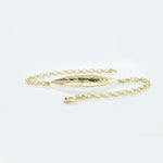 Martina Hamilton Leaf | 9ct Solid Gold Bracelet