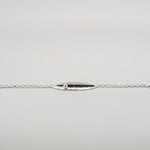 Martina Hamilton Leaf | Sterling Silver and Fixed Pearl Bracelet