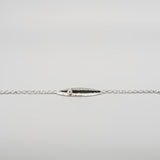 Martina Hamilton Leaf | Sterling Silver and Fixed Pearl Bracelet