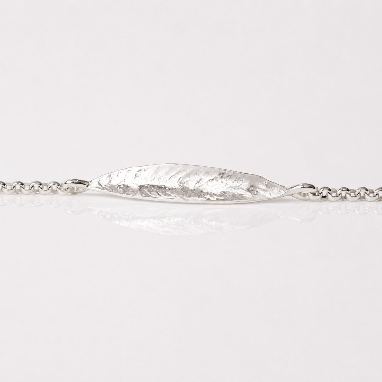 Martina Hamilton Leaf | Sterling Silver Bracelet