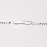 Martina Hamilton Leaf | Sterling Silver Bracelet