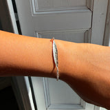 Martina Hamilton Leaf | Sterling Silver Bracelet