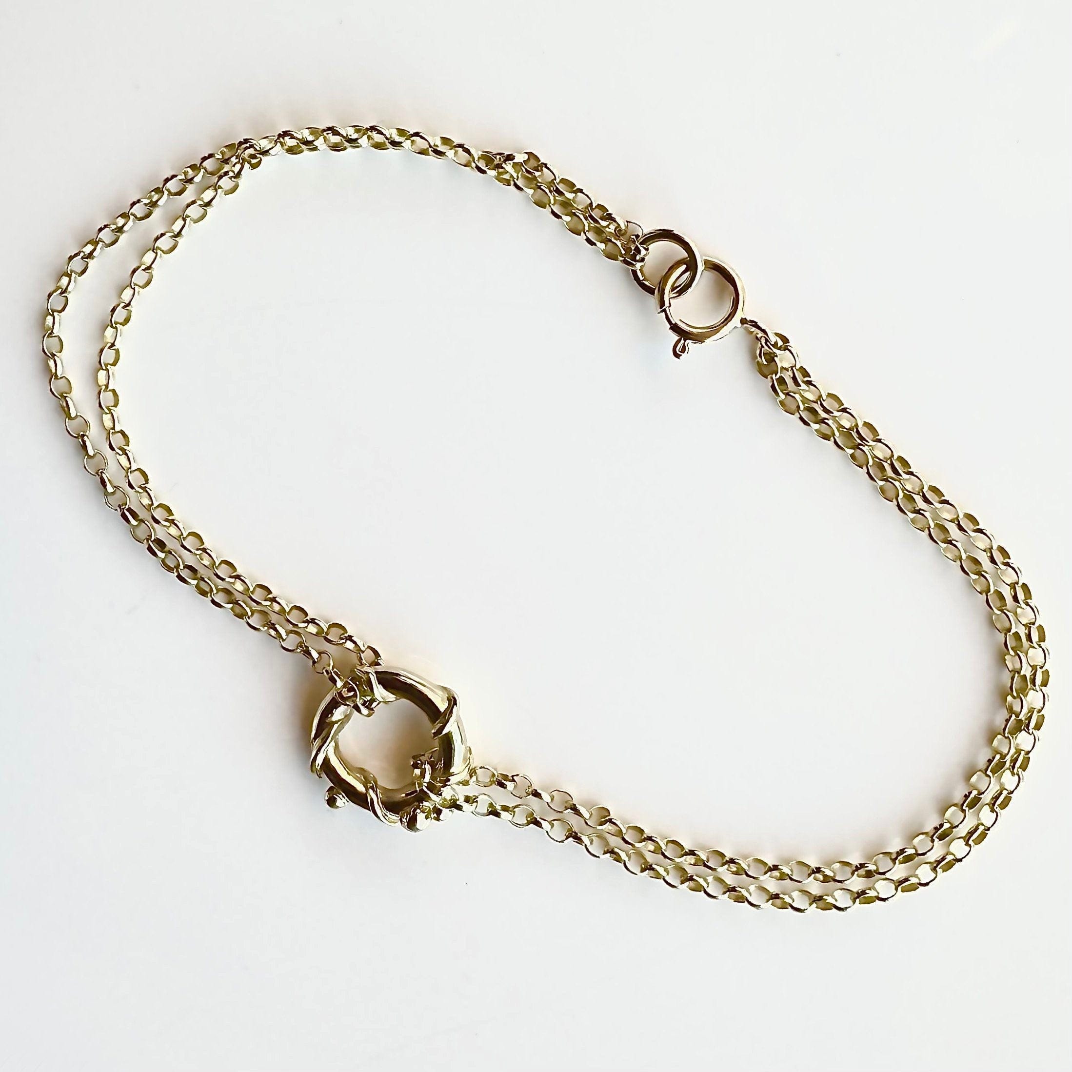 Martina Hamilton Nebula | 9ct Solid Gold Circle Bracelet Petite