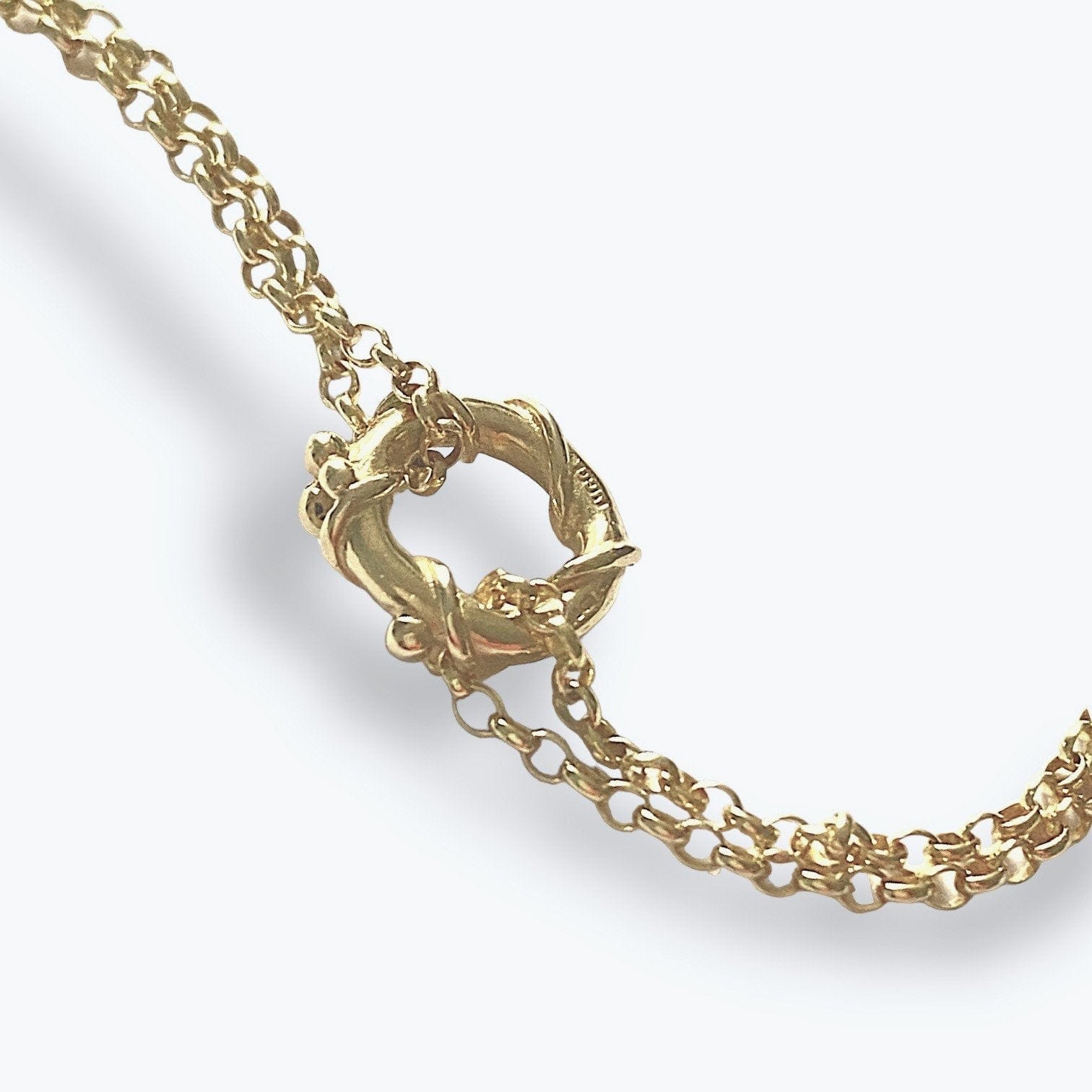 Martina Hamilton Nebula | 9ct Solid Gold Circle Bracelet Petite