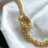 Martina Hamilton Nebula | 9ct Solid Gold Circle Bracelet Petite