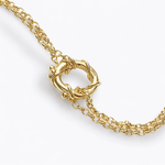 Martina Hamilton Nebula | 9ct Solid Gold Circle Bracelet Petite