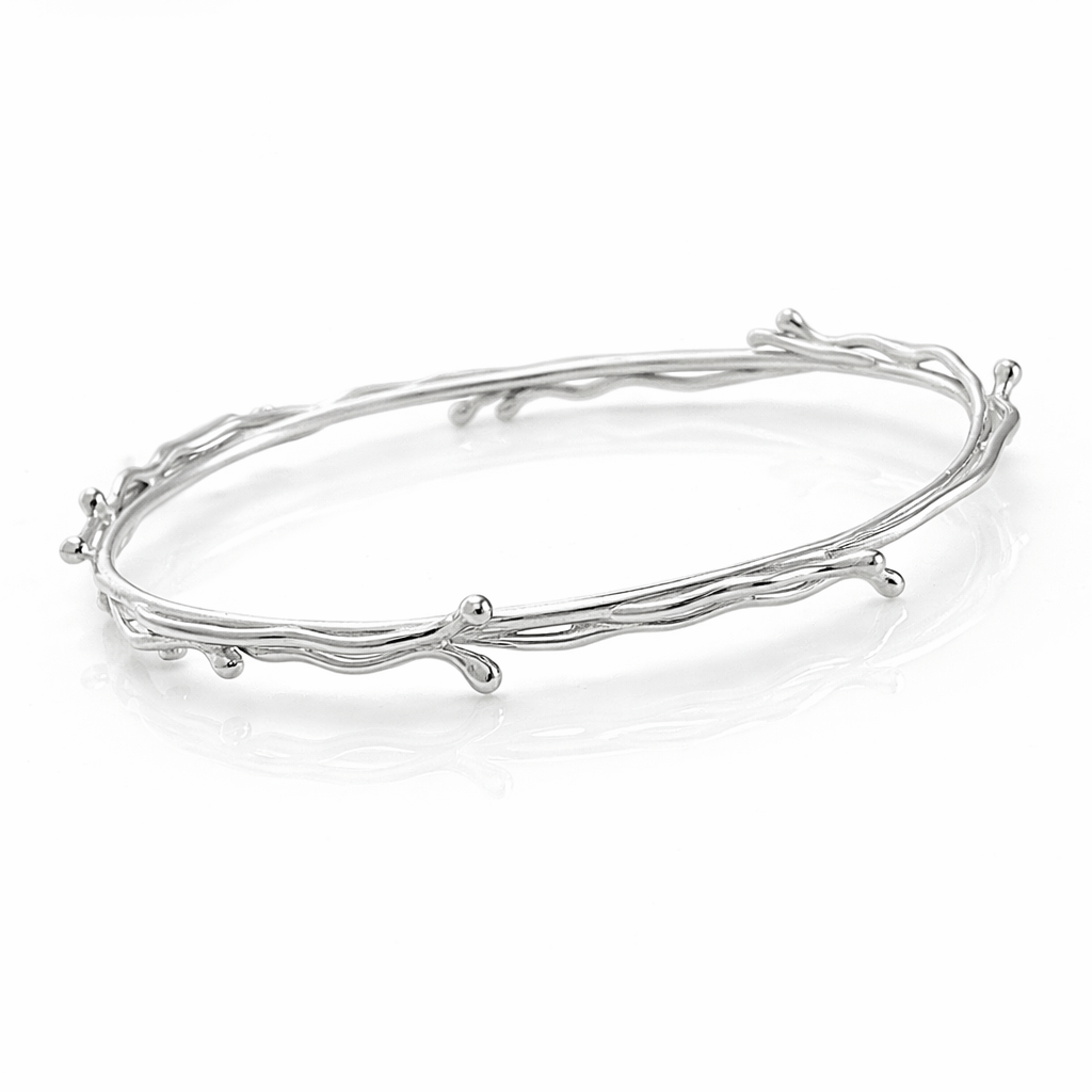 Martina Hamilton Nebula | Sterling Silver Bangle