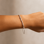 Martina Hamilton Nebula | Sterling Silver Bar Bracelet