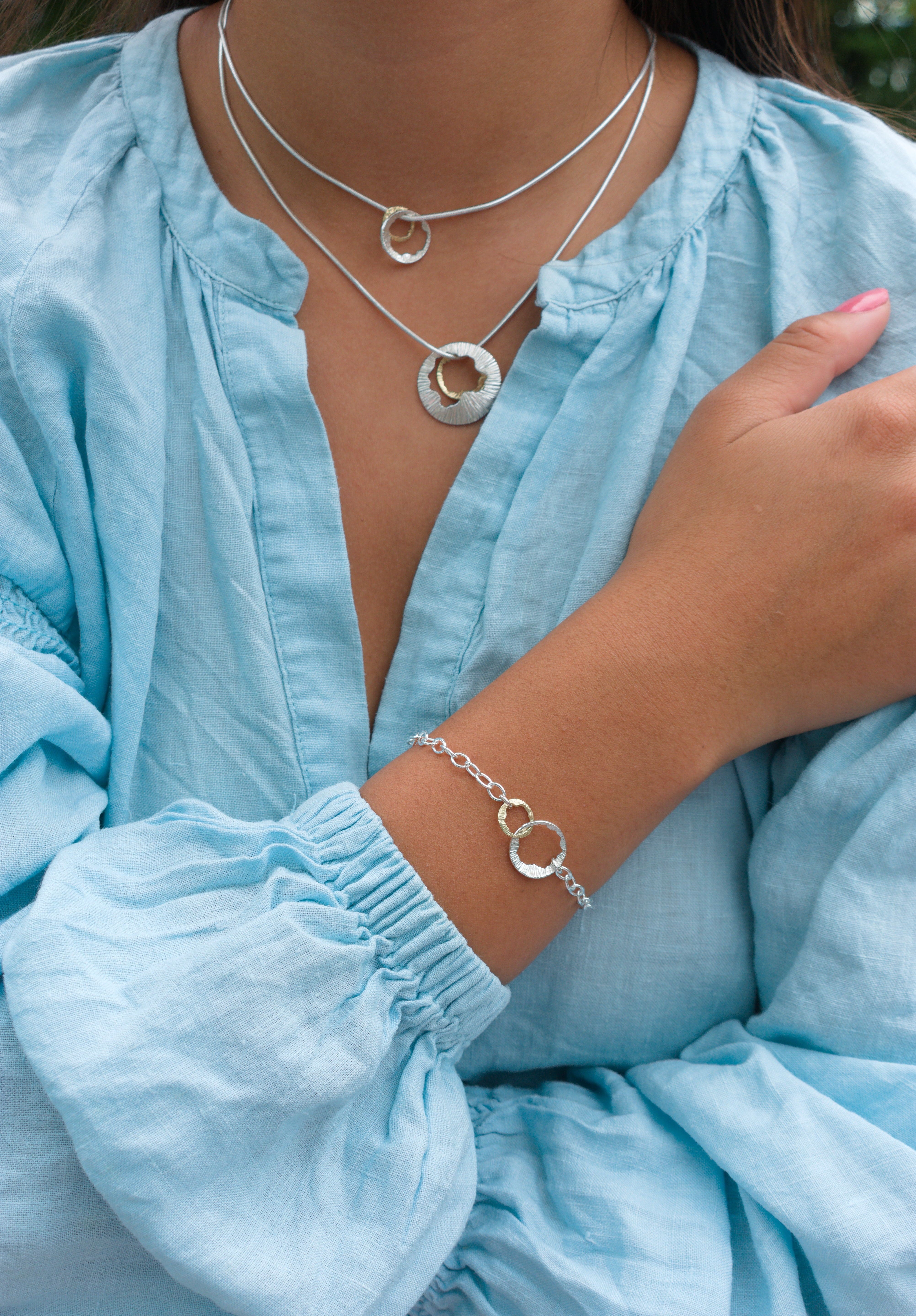 Martina Hamilton Shell | Sterling Silver Bracelet