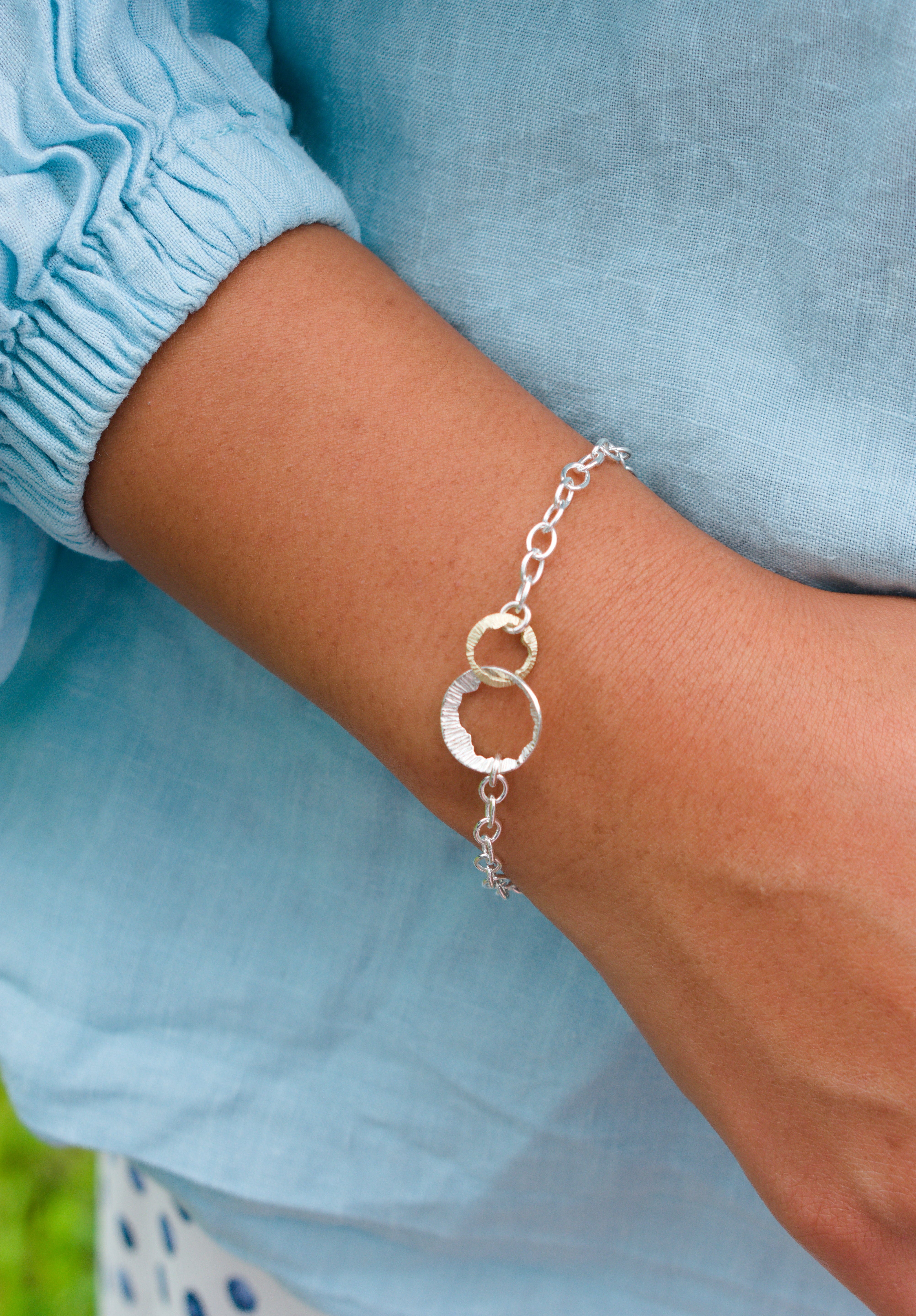 Martina Hamilton Shell | Sterling Silver Bracelet