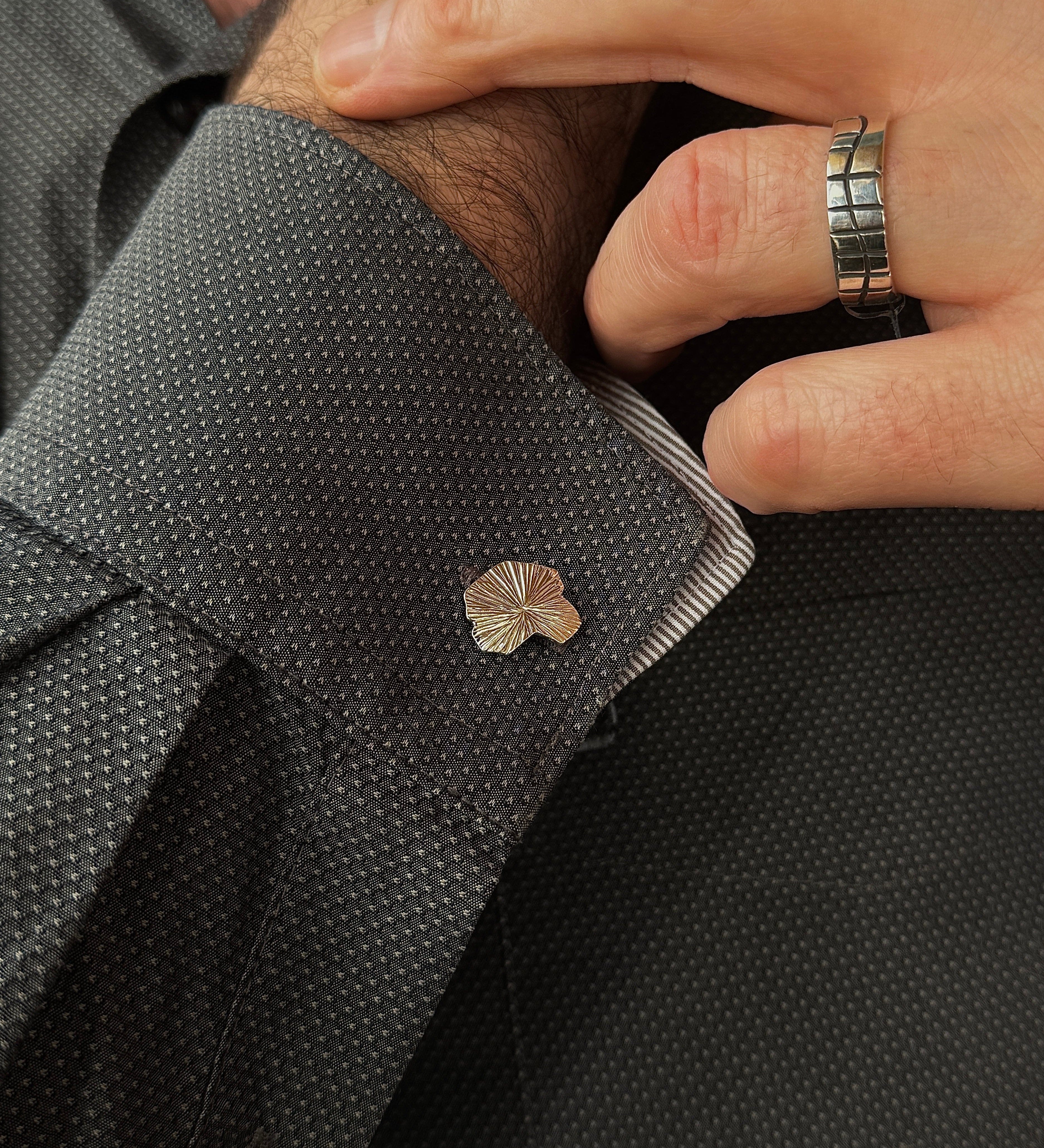 Martina Hamilton Seashore | Sterling Silver Cufflinks