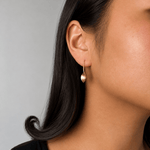 Martina Hamilton Bean Rí | 9ct Solid Gold Drop Earrings Medium
