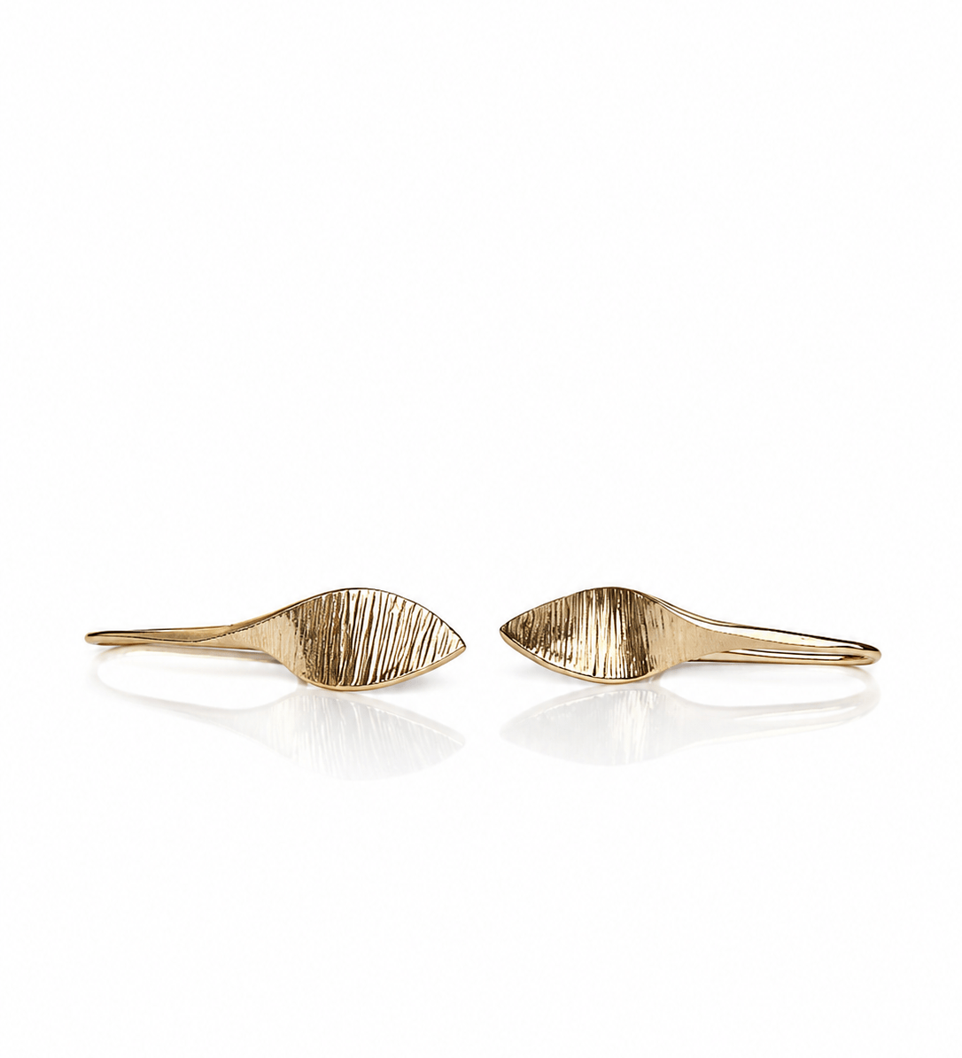 Martina Hamilton Bean Rí | 9ct Solid Gold Drop Earrings Medium