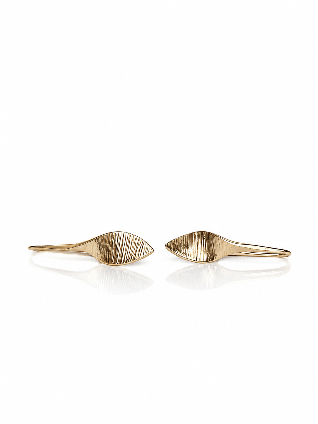 Martina Hamilton Bean Rí | 9ct Solid Gold Drop Earrings Medium
