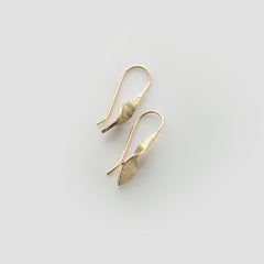 Martina Hamilton Bean Rí | 9ct Solid Gold Drop Earrings Small