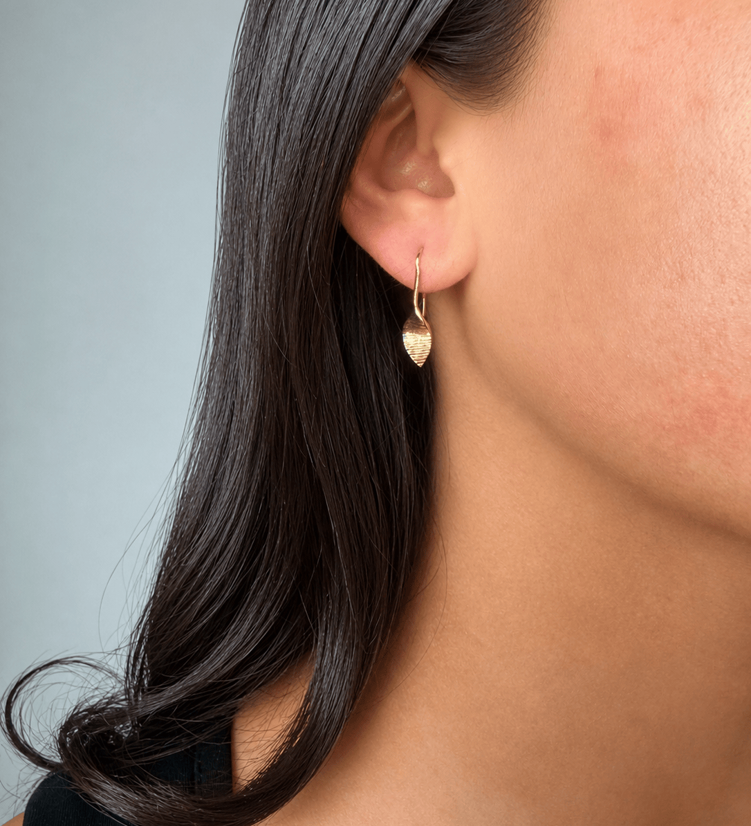 Martina Hamilton Bean Rí | 9ct Solid Gold Drop Earrings Small