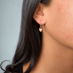 Martina Hamilton Bean Rí | 9ct Solid Gold Drop Earrings Small