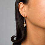Martina Hamilton Bean Rí | 9ct Solid Gold Loose Drop Earrings Medium