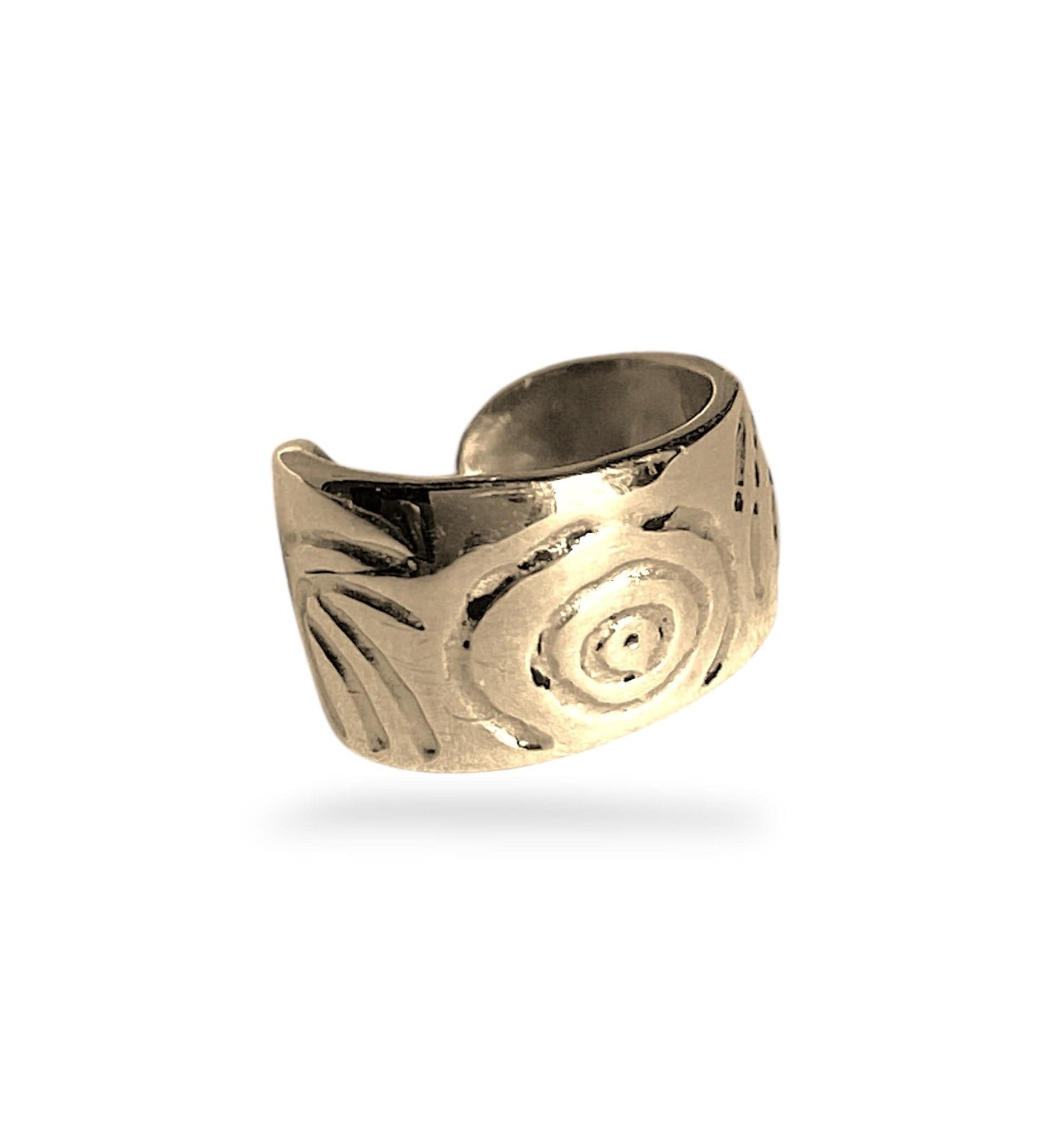 Martina Hamilton Carrowmore | 9ct Solid Gold Earring Cuff Small