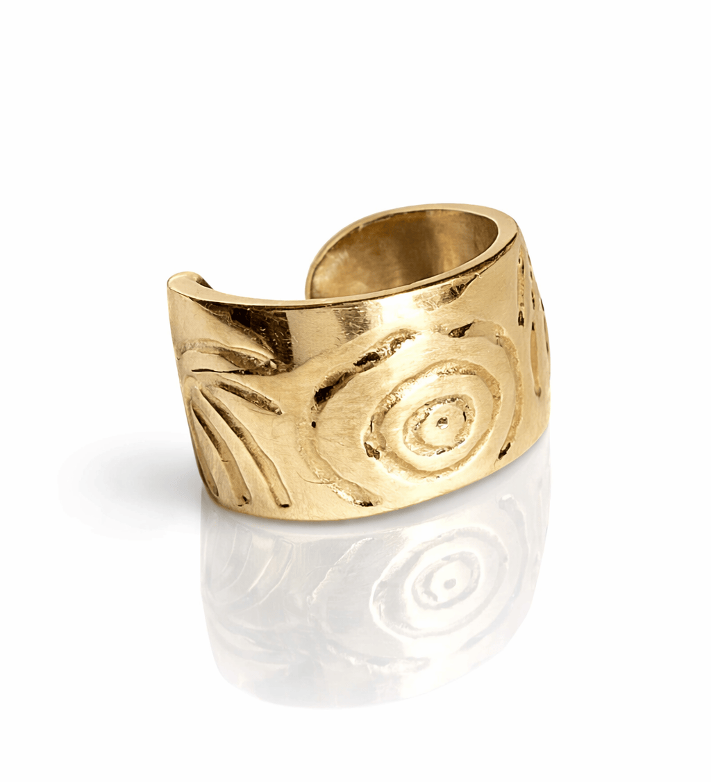 Martina Hamilton Carrowmore | 9ct Solid Gold Earring Cuff Small