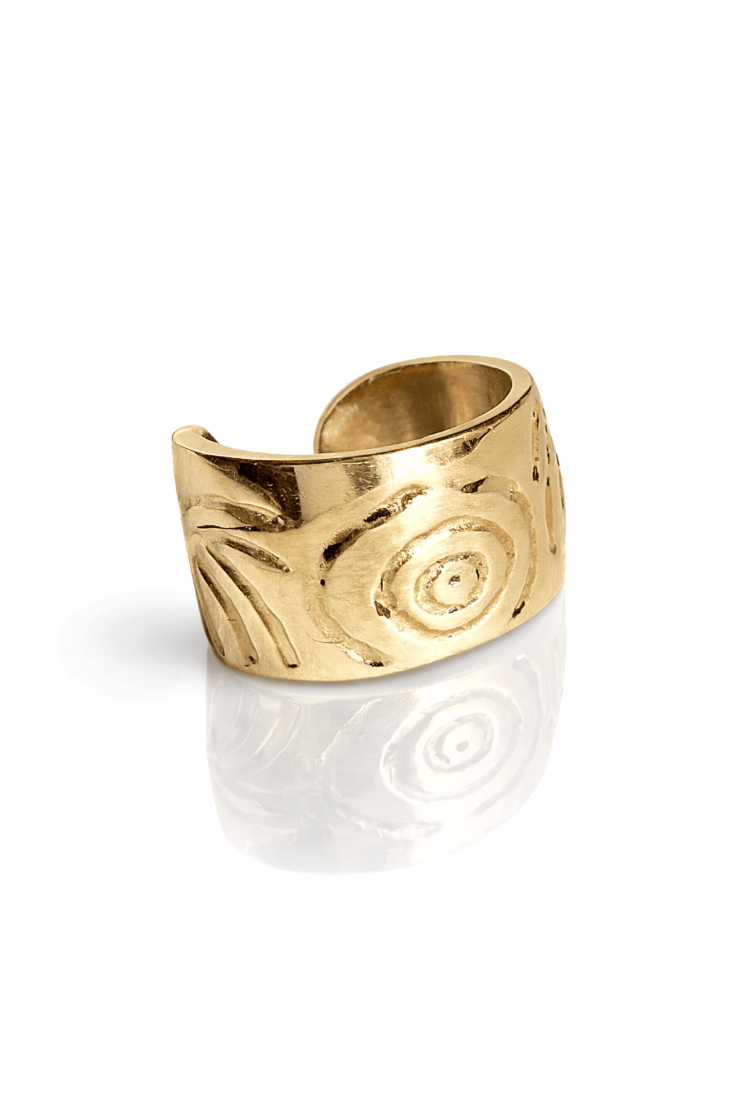 Martina Hamilton Carrowmore | 9ct Solid Gold Earring Cuff Small