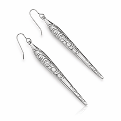 Martina Hamilton Carrowmore | Sterling Silver Drop Earrings Large