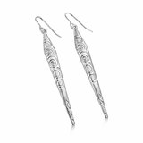 Martina Hamilton Carrowmore | Sterling Silver Drop Earrings Large