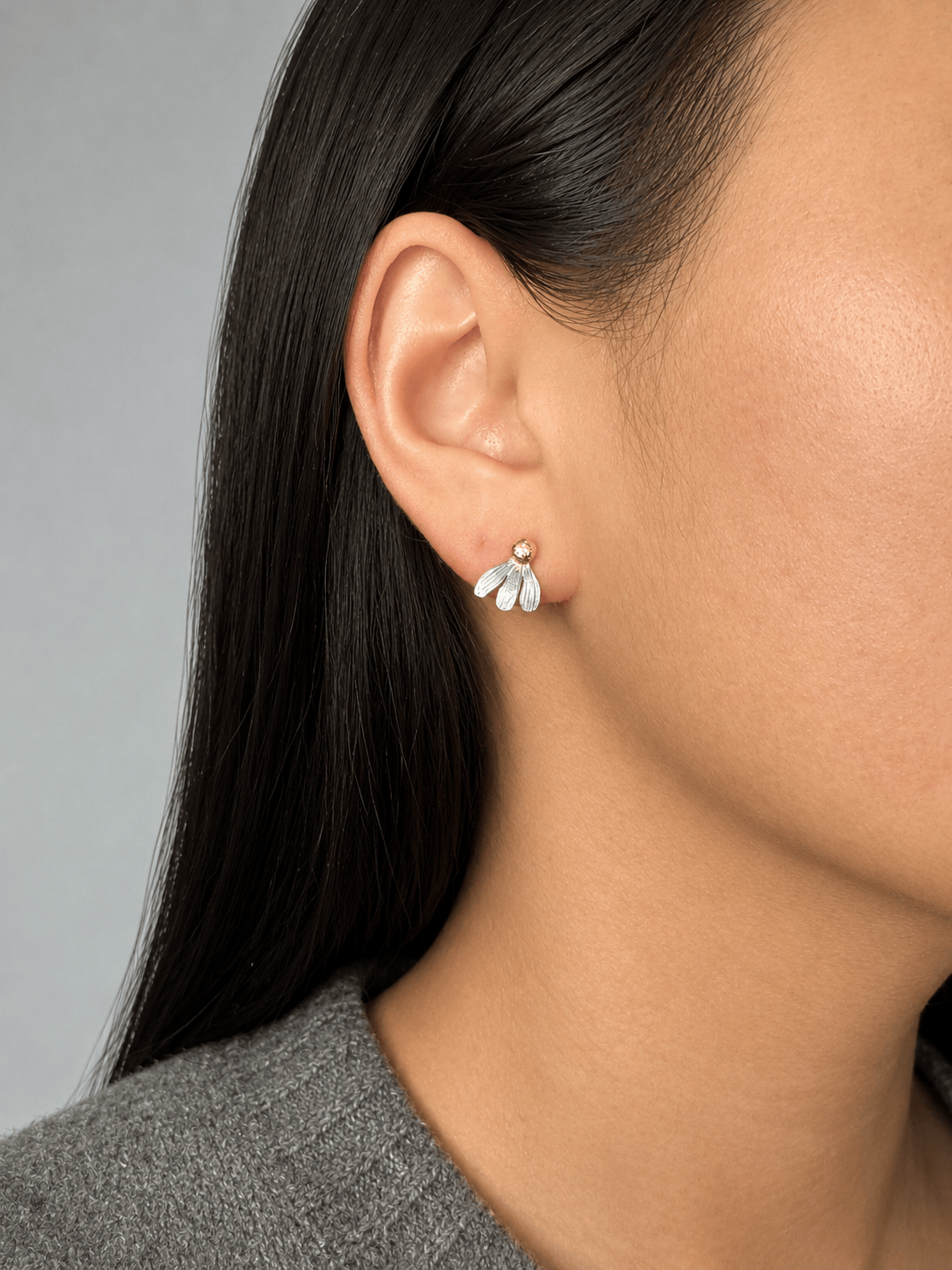 Martina Hamilton Daisy | Sterling Silver and 22ct Gold Plated Stud Earrings