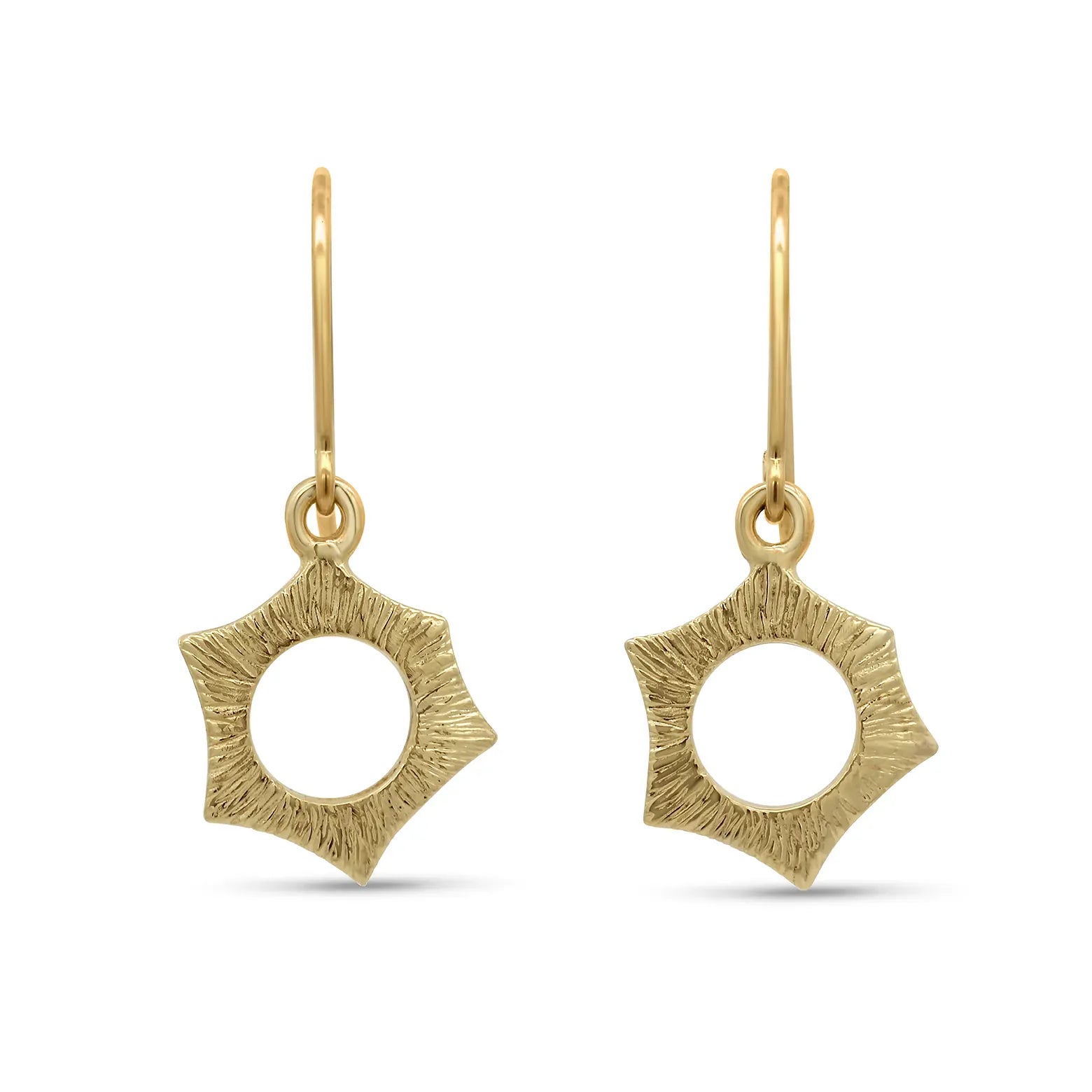 Martina Hamilton Ériu | 9ct Solid Gold Drop Earrings Small