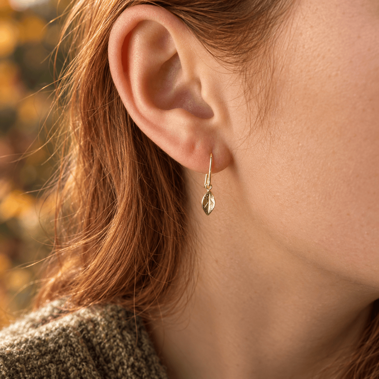 Martina Hamilton Fiadh | 9ct Solid Gold Drop Earrings Petite