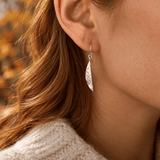 Martina Hamilton Fiadh | Sterling Silver Crescent Drop Earrings