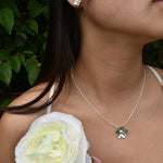 Martina Hamilton Forget Me Not | Sterling Silver and Pearl Stud Earrings Small