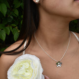 Martina Hamilton Forget Me Not | Sterling Silver and Pearl Stud Earrings Small