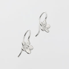Martina Hamilton Forget Me Not | Sterling Silver Drop Earrings Medium